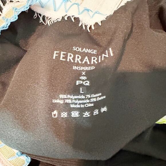 PQ Swim x Solange Ferrarini Crochet Trim One-Piece Size Large - Picture 6 of 8